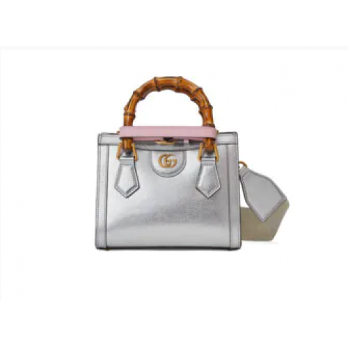 Gucci Diana mini tote bag 702732 Silver