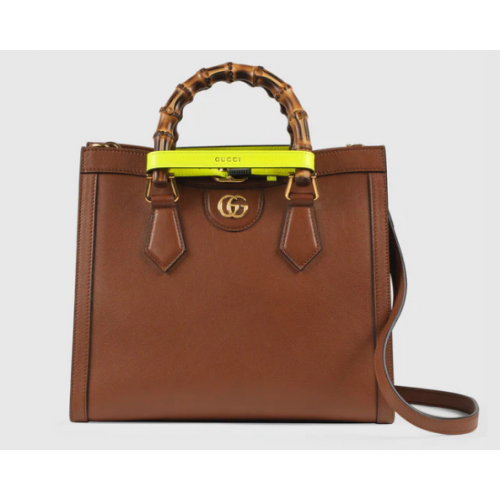 Gucci Diana small tote bag 660195 Brown