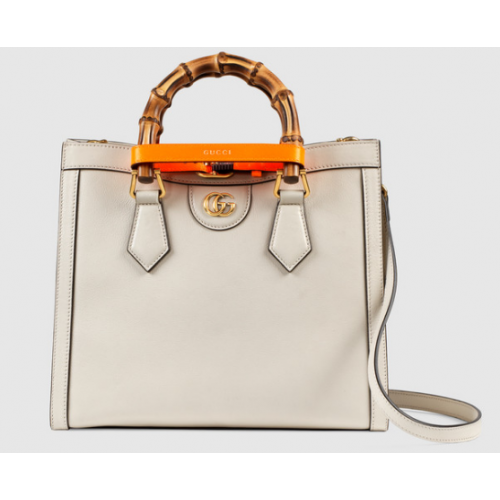 Gucci Diana small tote bag 660195 white