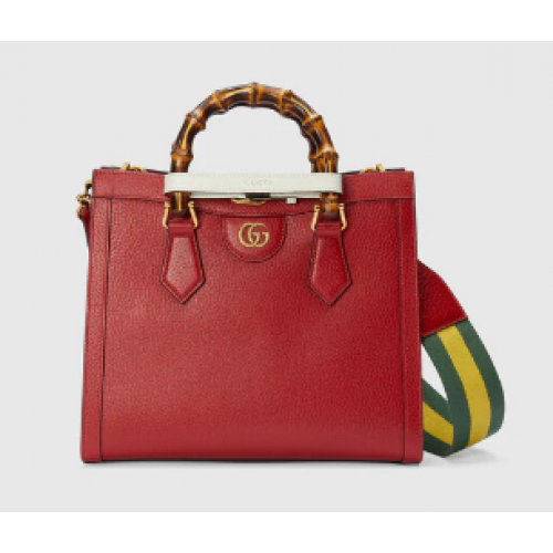 Gucci Diana small tote bag 702721 Red