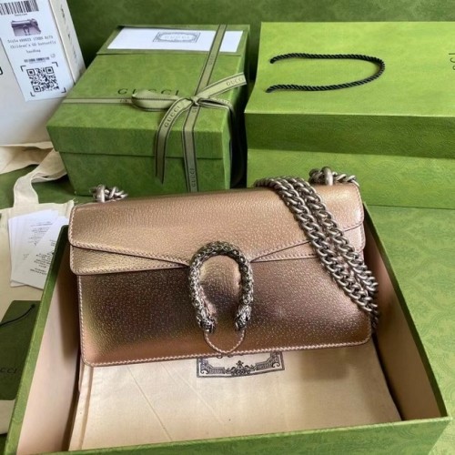 Gucci Dionysus Blooms Leather Shoulder Bag 499623 rose  gold