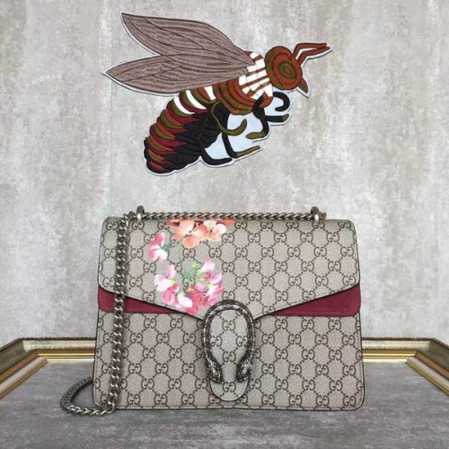 Gucci Dionysus GG Canvas Shoulder Bag 403348 Wine
