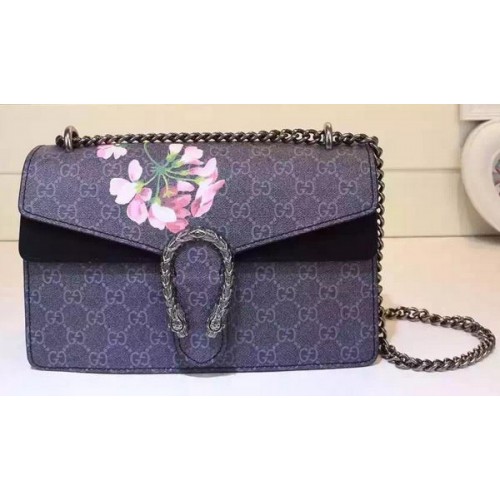 Gucci Dionysus GG Supreme Shoulder Bag 400249 Blue