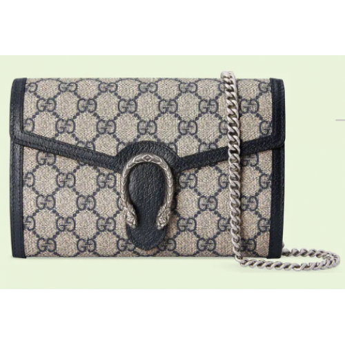 Gucci Dionysus GG chain wallet 401231 blue
