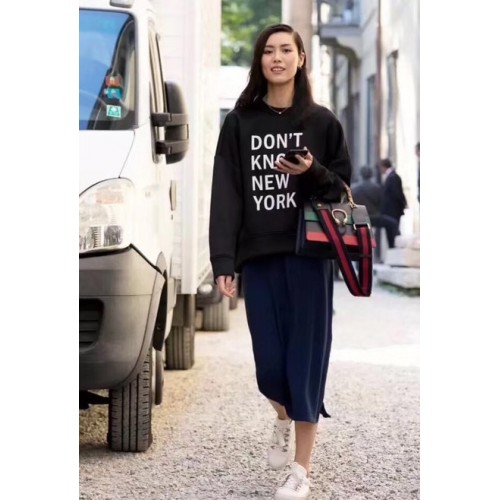 Gucci Dionysus Leather Top Handle Bag 448075 Black&Green&Red