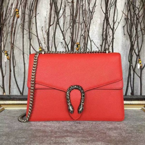 Gucci Dionysus Lichee Pattern Shoulder Bag 403348 Red