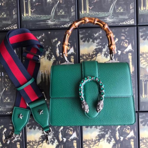 Gucci Dionysus small top handle bag 523367 green