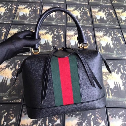 Gucci GG Calf leather top quality tote bag 523433 black