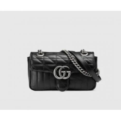 Gucci GG Marmont matelasse mini bag 446744 black