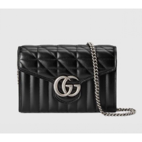 Gucci GG Marmont matelasse mini bag 474575 black