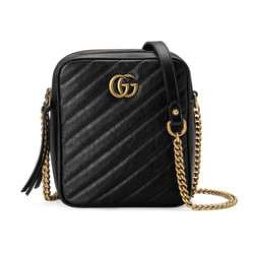 Gucci GG Marmont mini shoulder bag 550155 BLACK