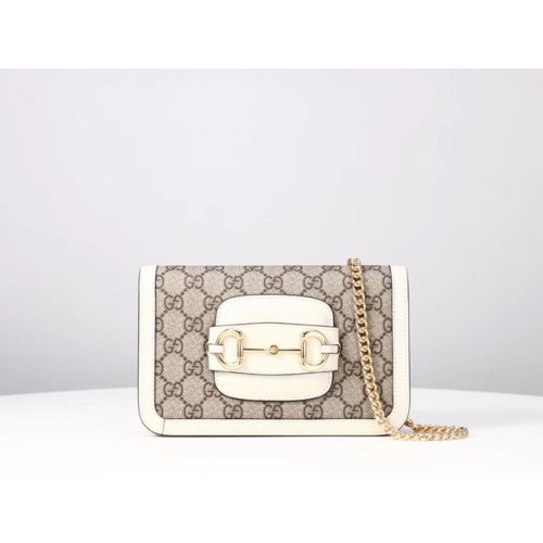 Gucci GG Marmont mini shoulder bag 600663 white