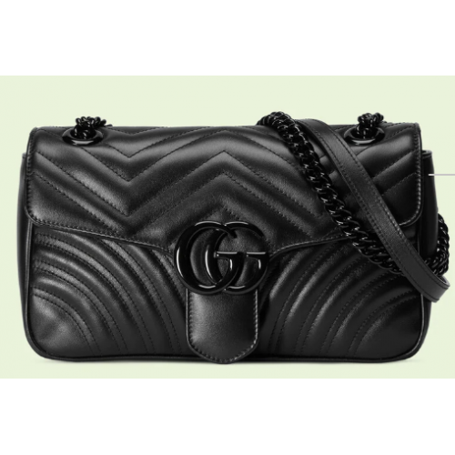 Gucci GG Marmont small shoulder bag 443497 black