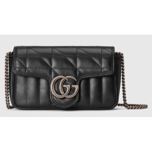 Gucci GG Marmont super mini bag 476433 black