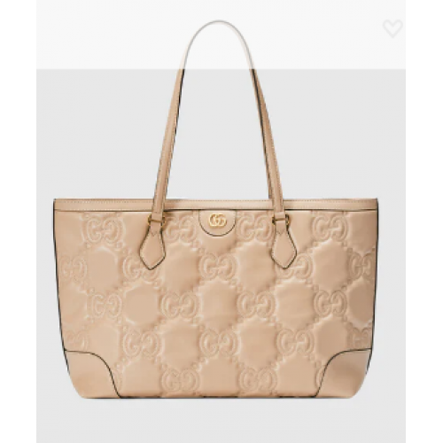 Gucci GG Matelasse leather medium tote 631685 Beige