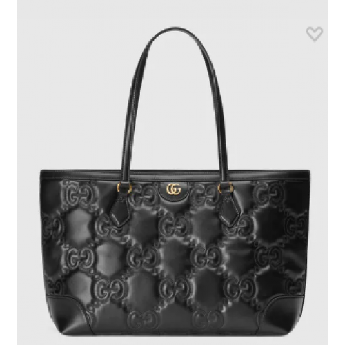 Gucci GG Matelasse leather medium tote 631685 black