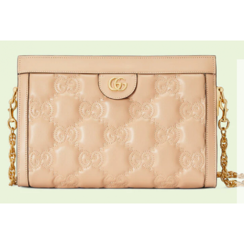 Gucci GG Matelasse leather shoulder bag 702200 Beige