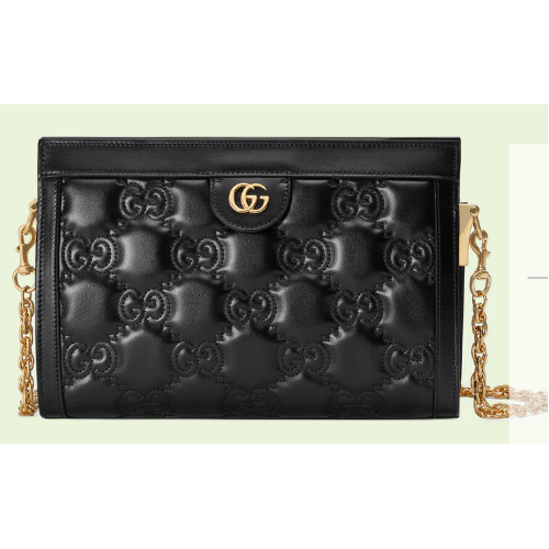 Gucci GG Matelasse leather shoulder bag 702200 black