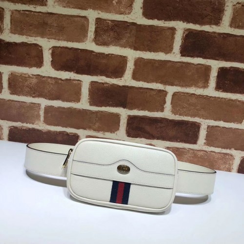 Gucci GG Original Leather belt bag 519308 white