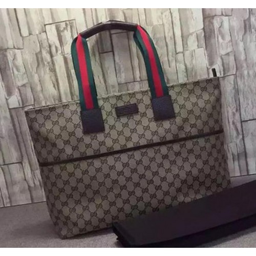 Gucci GG Plus Diaper Tote Bags 155524 Brown