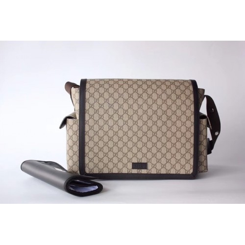 Gucci GG Supreme diaper bag 495909 brown