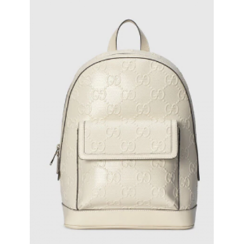 Gucci GG embossed backpack 658579 white