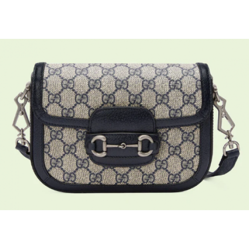 Gucci Horsebit 1955 GG mini bag 658574 blue