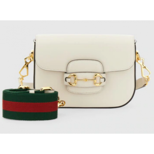 Gucci Horsebit 1955 mini bag 658574 White