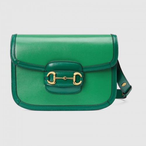 Gucci Horsebit 1955 small shoulder bag 602204 green