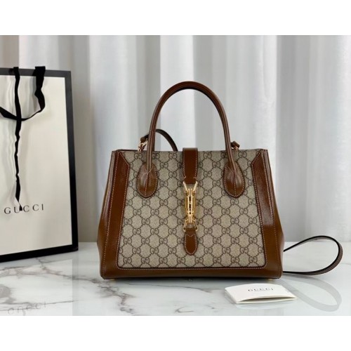 Gucci Jackie 1961 medium tote bag 649016 brown