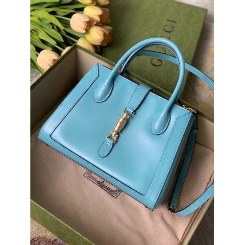 Gucci Jackie 1961 medium tote bag 649016 light blue