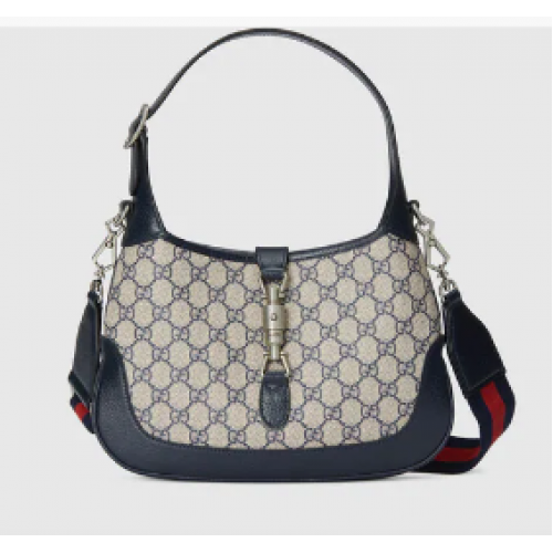 Gucci Jackie 1961 small GG shoulder bag 678843 blue