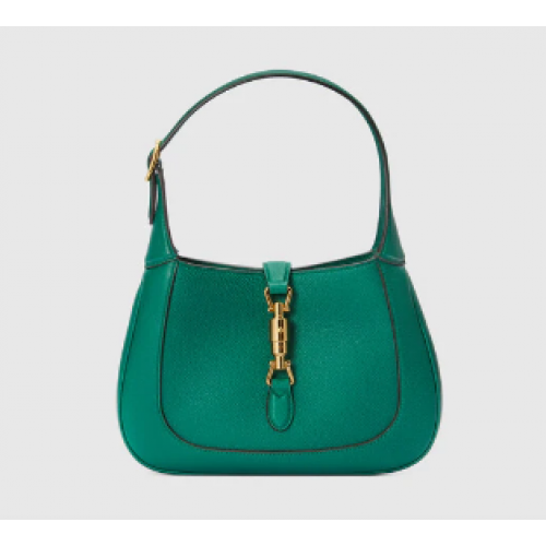 Gucci Jackie 1961 small natural grain bag 636709 Emerald green