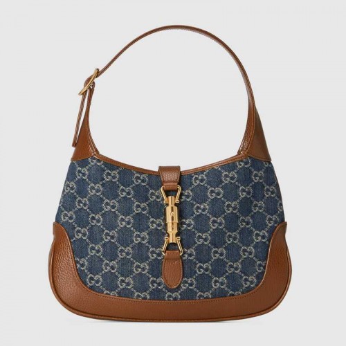 Gucci Jackie 1961 small shoulder bag 636706 Dark blue