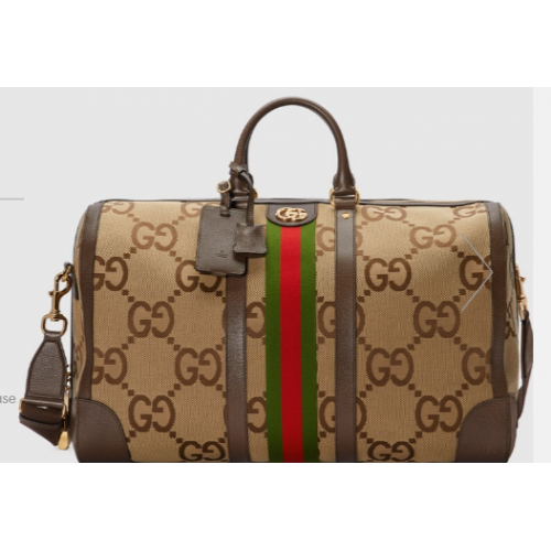 Gucci Jumbo GG large duffle bag 696039 brown
