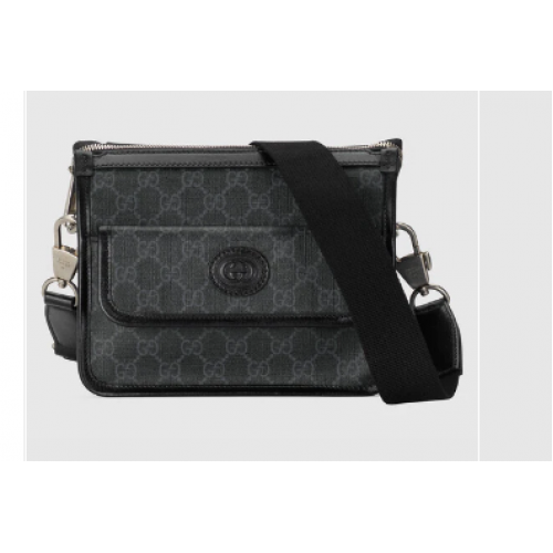 Gucci Messenger bag with Interlocking G 674164 black