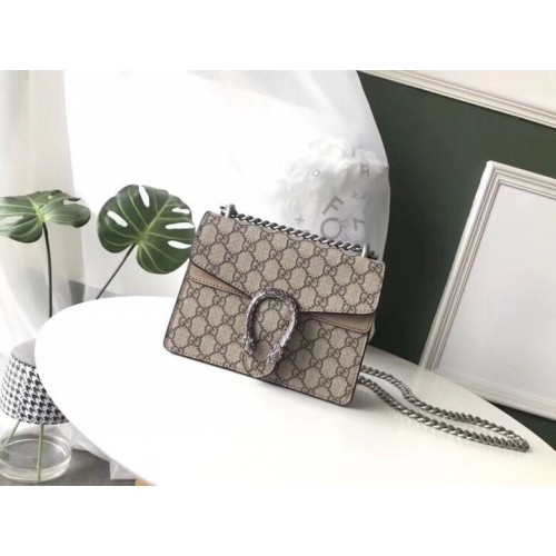 Gucci Mini Dionysus GG Canvas Shoulder Bag 421970 Khaki