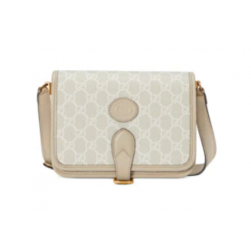 Gucci Mini shoulder bag with Interlocking G 671620 Beige