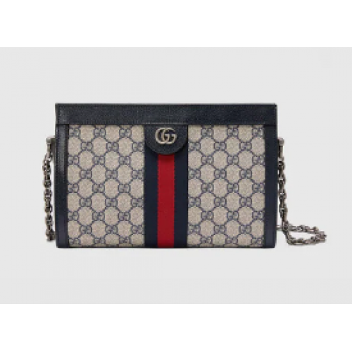 Gucci Ophidia GG Small Shoulder Bag 503877 blue