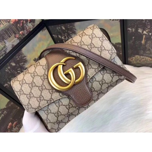 Gucci Ophidia GG Supreme small shoulder bag 550129 brown