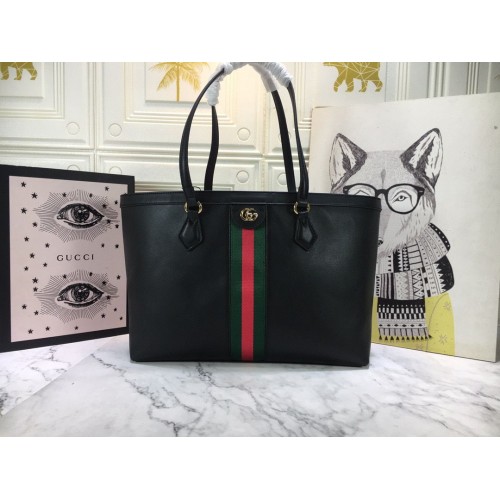 Gucci Ophidia series medium GG Tote Bag 631685 Black