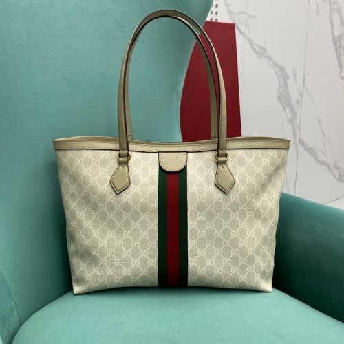 Gucci Ophidia series medium GG Tote Bag 631685 light gray