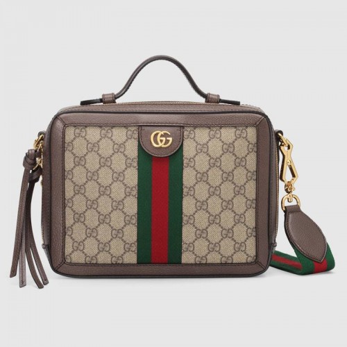 Gucci Ophidia small GG shoulder bag 550622 brown