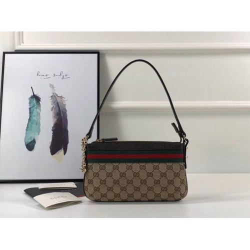 Gucci Ophidia small GG tote bag 145970 brown