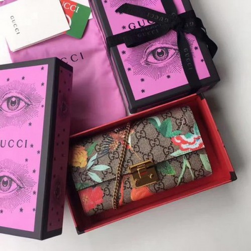 Gucci Padlock Continental Wallet 453506 Wine