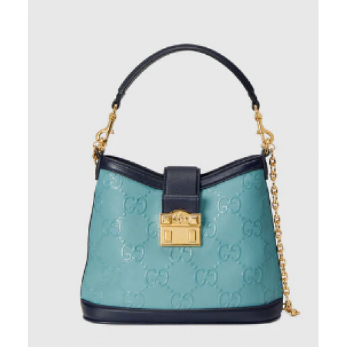 Gucci Small GG shoulder bag 675788 Light blue