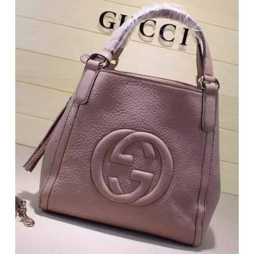 Gucci Soho Leather Shoulder Bag 336751 Apricot