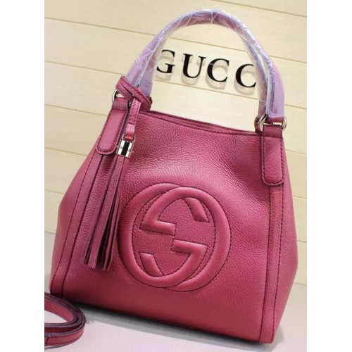 Gucci Soho Leather Shoulder Bag 336751 Rose