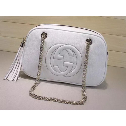 Gucci Soho Shoulder Bags 308983 White