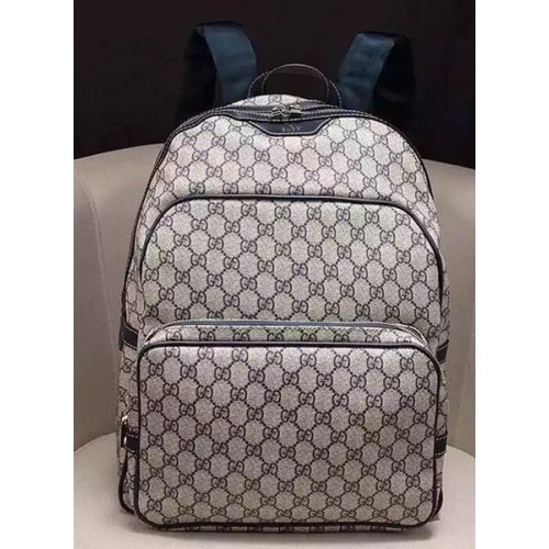 Gucci Supreme Canvas Backpack 322069 Blue